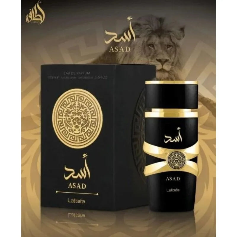 Lattafa Asad Parfum Spray 100ml Original Arab Perfumes
