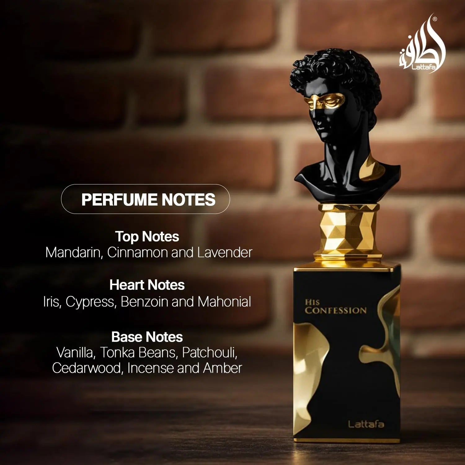 Lattafa His Confession Men's Eau De Toilette Spray